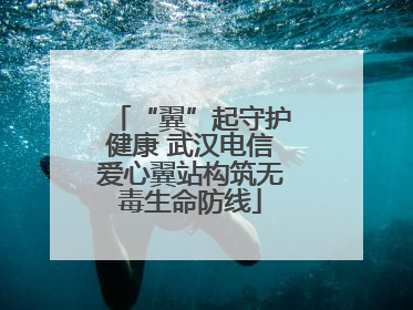 “翼”起守护健康 武汉电信爱心翼站构筑无毒生命防线