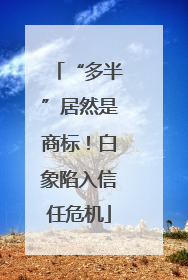 “多半”居然是商标！白象陷入信任危机