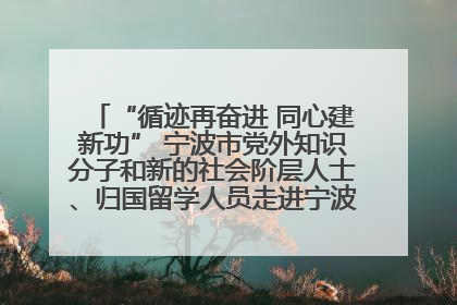 “循迹再奋进 同心建新功” 宁波市党外知识分子和新的社会阶层人士、归国留学人员走进宁波舟山港穿山港区