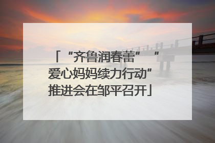 “齐鲁润春蕾”“爱心妈妈续力行动”推进会在邹平召开