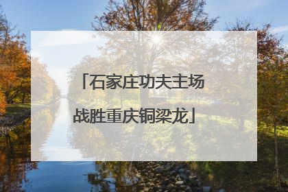 石家庄功夫主场战胜重庆铜梁龙