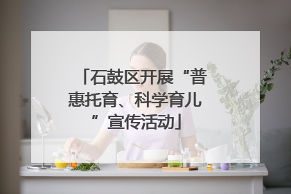 石鼓区开展“普惠托育、科学育儿”宣传活动