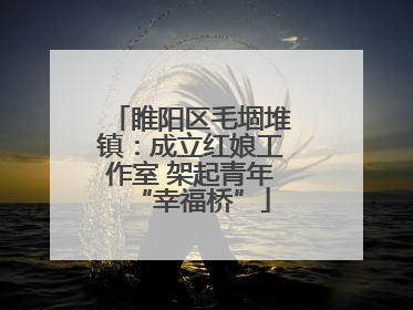 睢阳区毛堌堆镇：成立红娘工作室 架起青年“幸福桥”