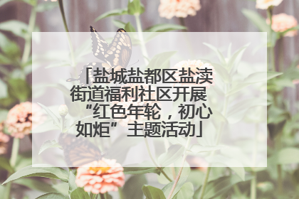 盐城盐都区盐渎街道福利社区开展“红色年轮，初心如炬”主题活动