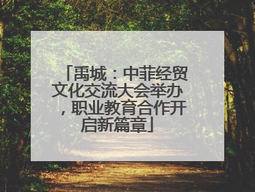禹城：中菲经贸文化交流大会举办，职业教育合作开启新篇章