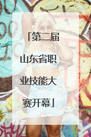 第二届山东省职业技能大赛开幕