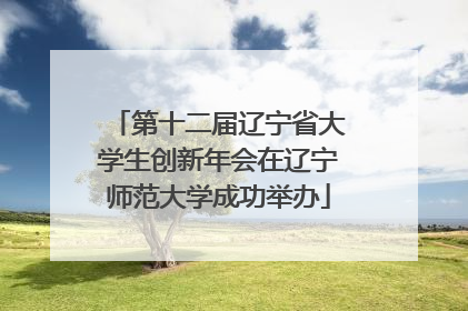 第十二届辽宁省大学生创新年会在辽宁师范大学成功举办