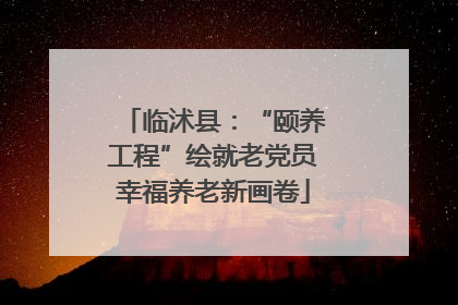 临沭县：“颐养工程”绘就老党员幸福养老新画卷