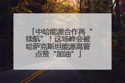 中哈能源合作再“续航”！这场峰会被哈萨克斯坦能源高管点赞“加油”
