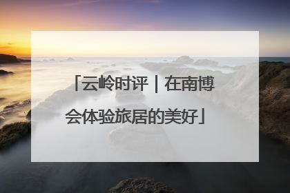 云岭时评｜在南博会体验旅居的美好