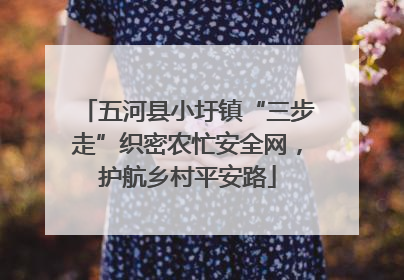 五河县小圩镇“三步走”织密农忙安全网，护航乡村平安路