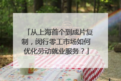 从上海首个到成片复制，闵行零工市场如何优化劳动就业服务？