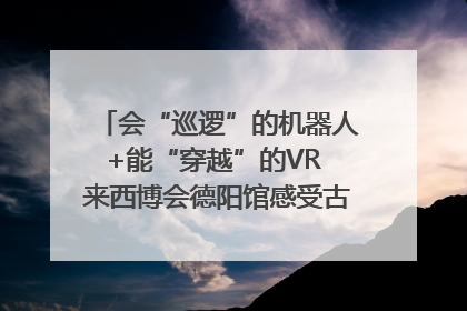 会“巡逻”的机器人+能“穿越”的VR 来西博会德阳馆感受古蜀文明与现代智造的时空对话｜西博视界