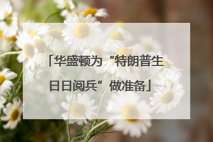 华盛顿为“特朗普生日日阅兵”做准备