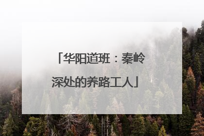 华阳道班：秦岭深处的养路工人