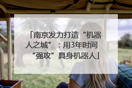 南京发力打造“机器人之城”：用3年时间“强攻”具身机器人