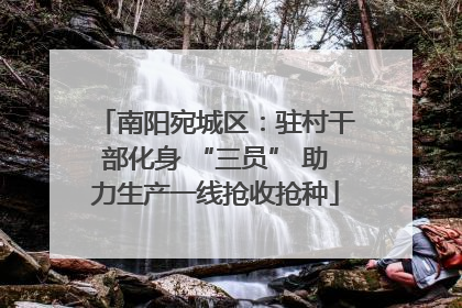 南阳宛城区：驻村干部化身 “三员” 助力生产一线抢收抢种