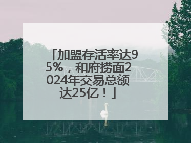 加盟存活率达95%，和府捞面2024年交易总额达25亿！