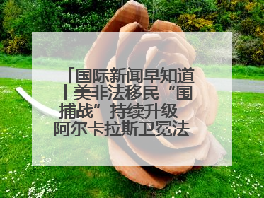 国际新闻早知道丨美非法移民“围捕战”持续升级 阿尔卡拉斯卫冕法网男单冠军