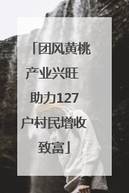 团风黄桃产业兴旺 助力127户村民增收致富