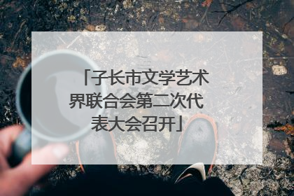 子长市文学艺术界联合会第二次代表大会召开