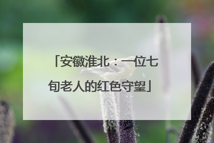 安徽淮北：一位七旬老人的红色守望