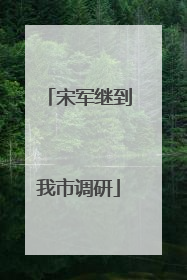 宋军继到我市调研
