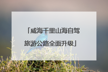 威海千里山海自驾旅游公路全面升级