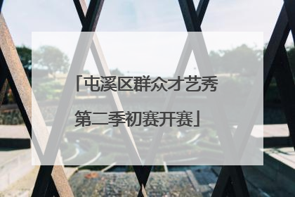 屯溪区群众才艺秀第二季初赛开赛