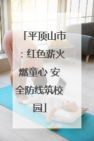 平顶山市：红色薪火燃童心 安全防线筑校园