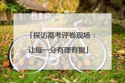 探访高考评卷现场：让每一分有理有据