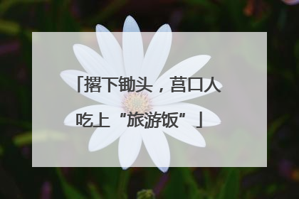 撂下锄头，莒口人吃上“旅游饭”