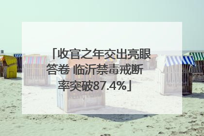 收官之年交出亮眼答卷 临沂禁毒戒断率突破87.4%