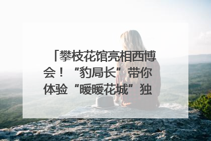攀枝花馆亮相西博会！“豹局长”带你体验“暖暖花城”独特魅力｜西博视界