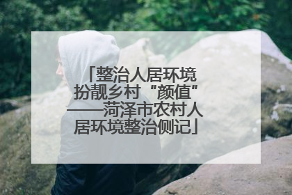 整治人居环境 扮靓乡村“颜值”——菏泽市农村人居环境整治侧记