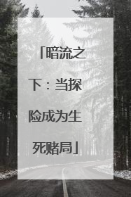 暗流之下：当探险成为生死赌局