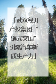武汉经开产投集团“链式突围”引燃汽车新质生产力