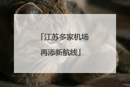 江苏多家机场再添新航线