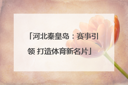 河北秦皇岛：赛事引领 打造体育新名片