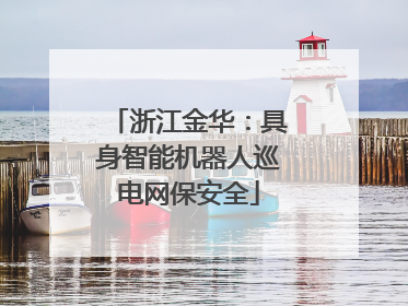 浙江金华：具身智能机器人巡电网保安全