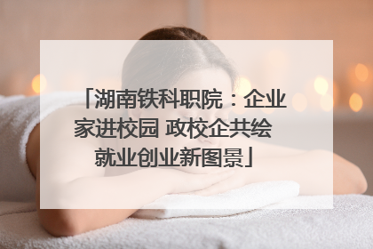 湖南铁科职院：企业家进校园 政校企共绘就业创业新图景