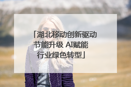湖北移动创新驱动节能升级 AI赋能行业绿色转型