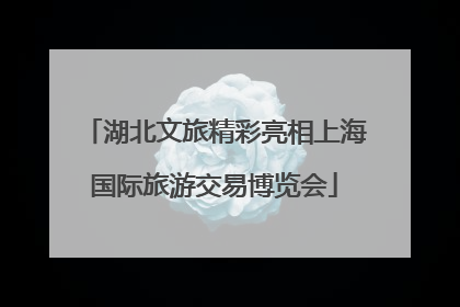 湖北文旅精彩亮相上海国际旅游交易博览会