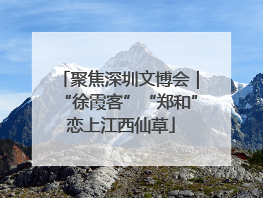 聚焦深圳文博会｜“徐霞客”“郑和”恋上江西仙草