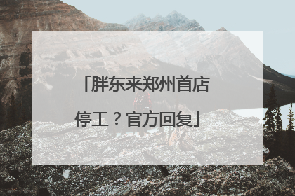 胖东来郑州首店停工？官方回复