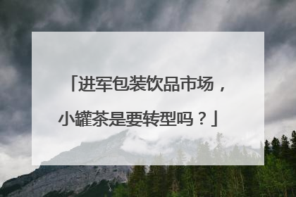 进军包装饮品市场，小罐茶是要转型吗？