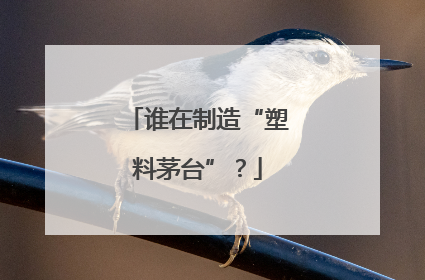 谁在制造“塑料茅台”？