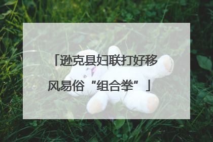 逊克县妇联打好移风易俗“组合拳”