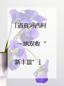 道真河西村：一地双收“新丰景”