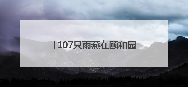 107只雨燕在颐和园完成“年度体检”，北京雨燕数量已超一万只